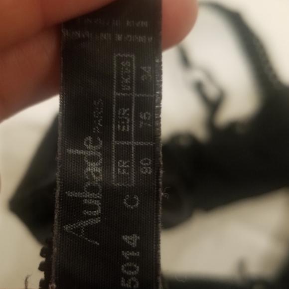 Black Aubade Bahia Half-Cup Bra - Picture 5 of 7